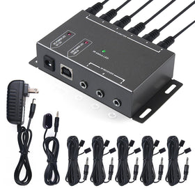 Herfair front view of repeater kit showing compact design and organized cables, improves setup neatness