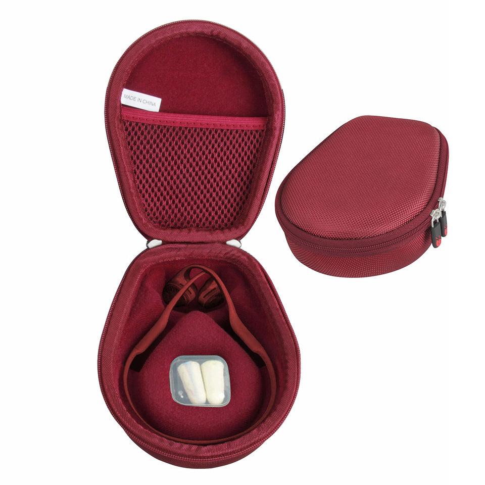 Hermitshell Canyon Red case for AfterShokz Trekz Air protects against bumps during travel.