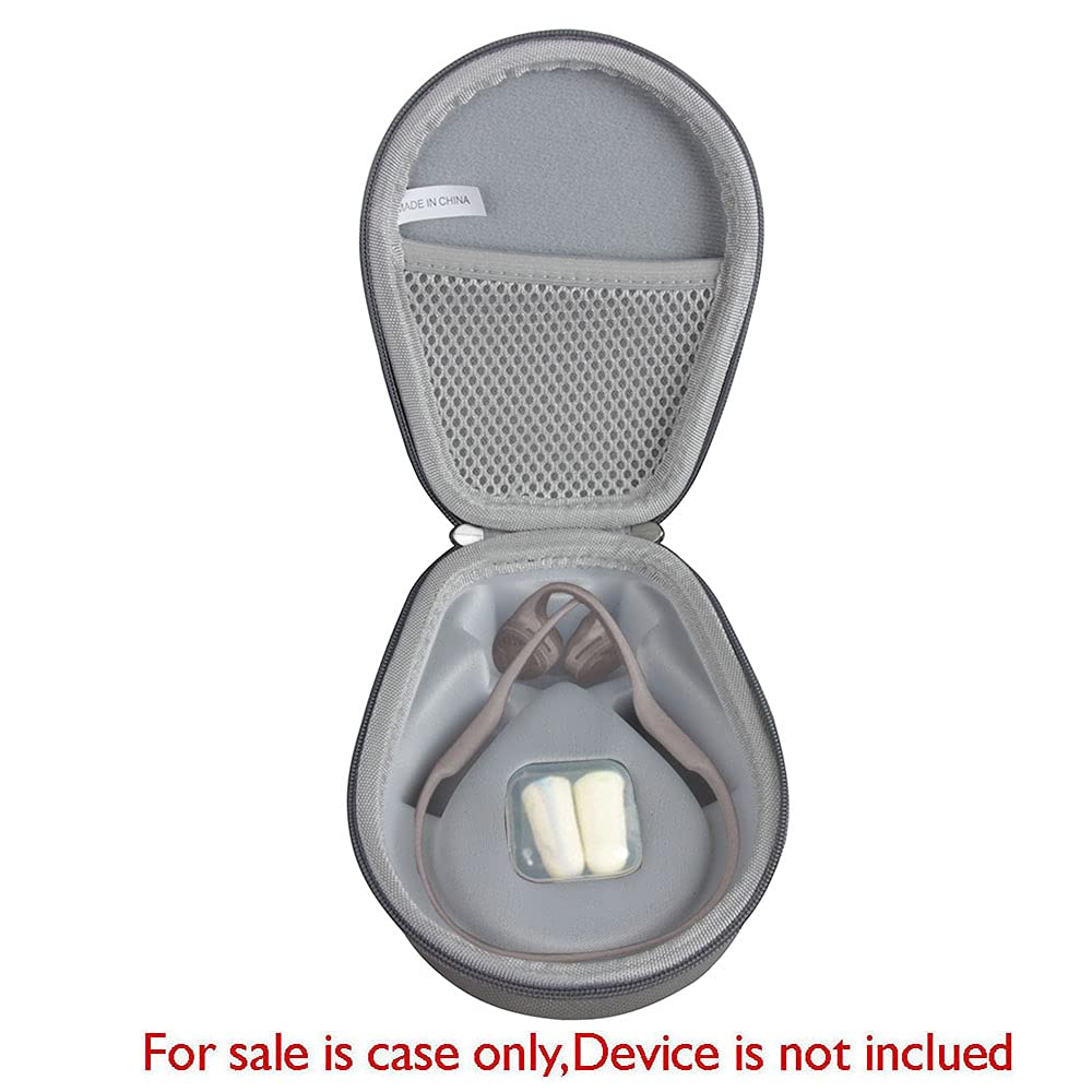 Hermitshell case for Aeropex with grey shell, compact protection on the go.