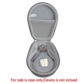 Hermitshell case for Aeropex with grey shell, compact protection on the go.