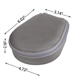 Hermitshell AS800 case, grey, reliable storage on the move.
