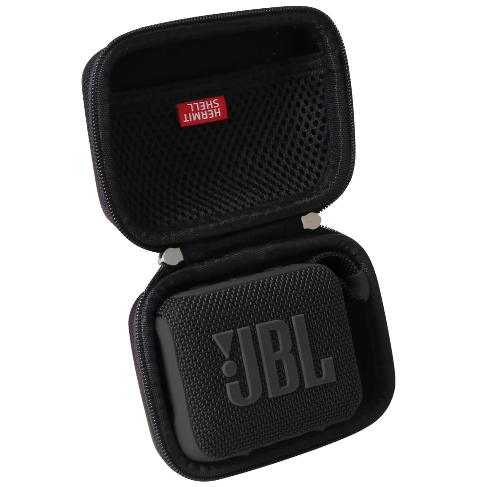 Hermitshell JBL Go 4/Go 5 case front view protects the speaker on the go
