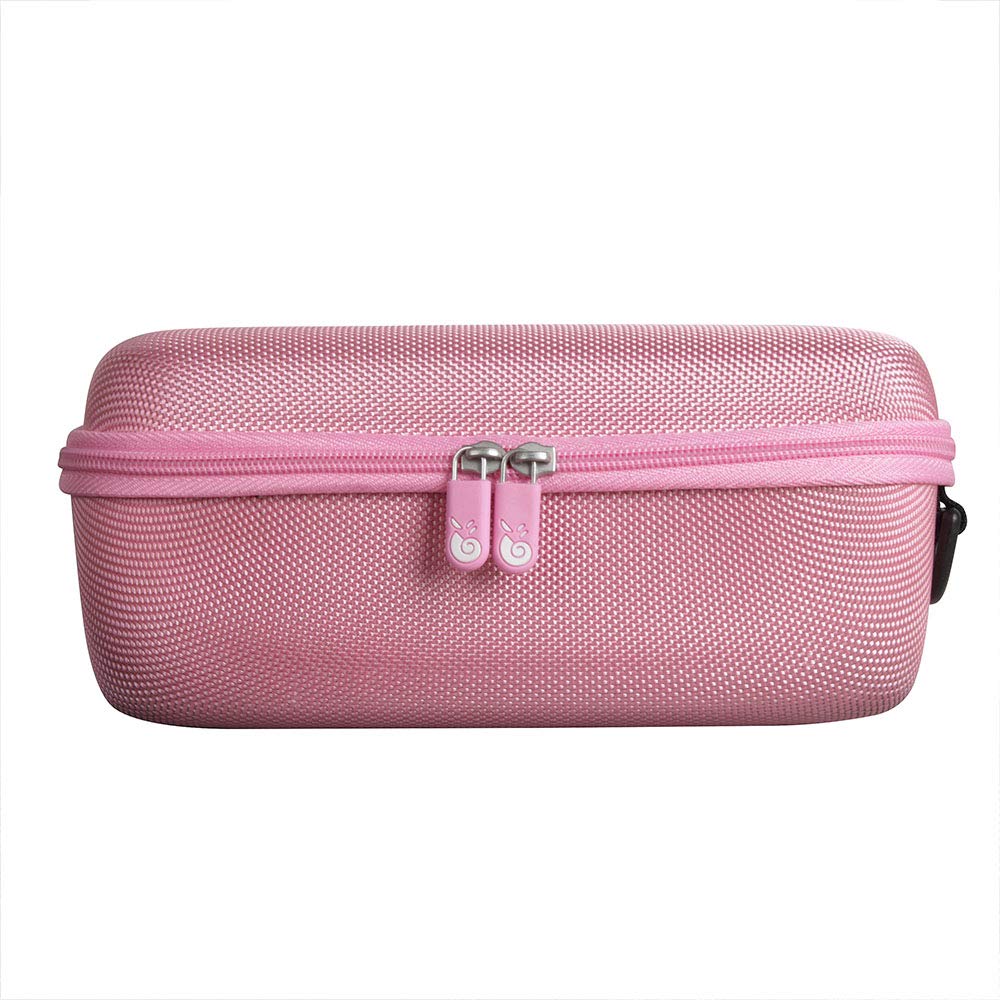 Hermitshell hard travel case for JBL Flip 5-7 Pink, compact design for travel