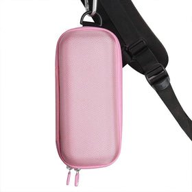 Hermitshell hard travel case for JBL Flip 7 Pink, interior view showing snug fit