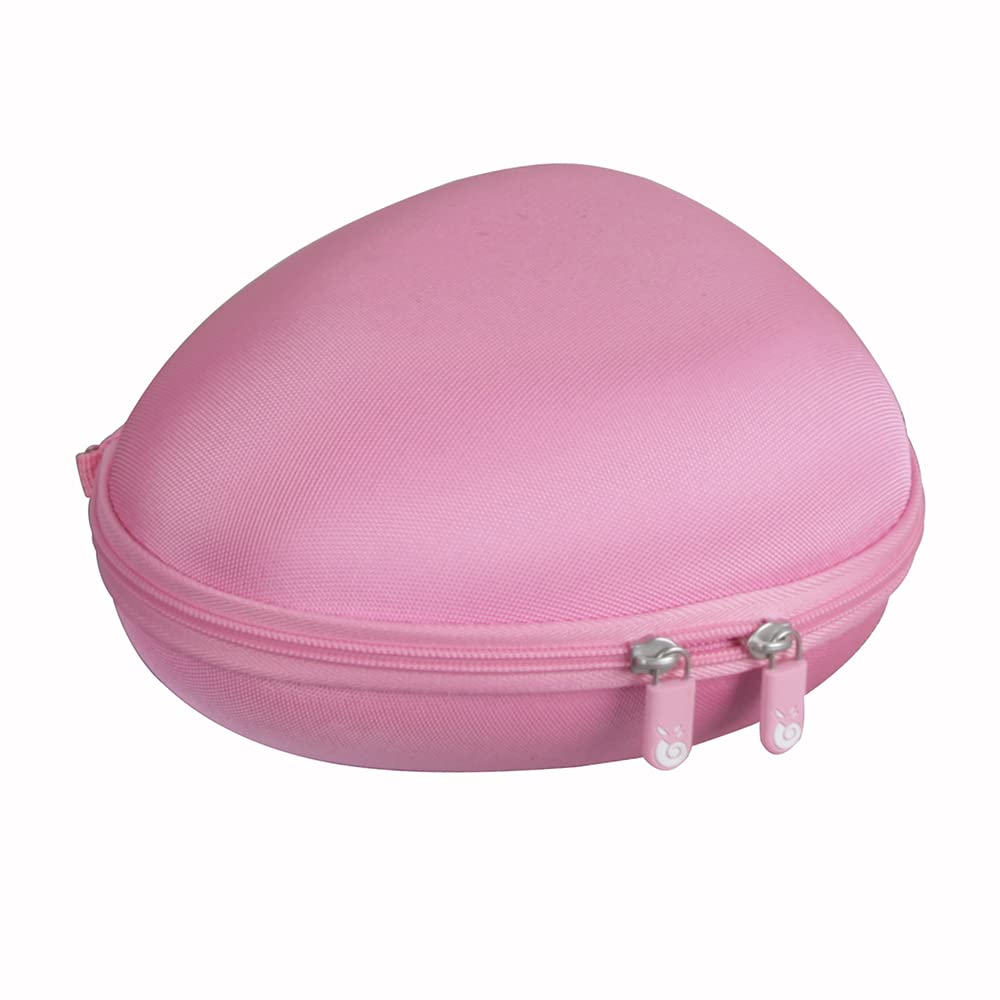 Hermitshell with iClever headphones inside illustrating snug protective fit