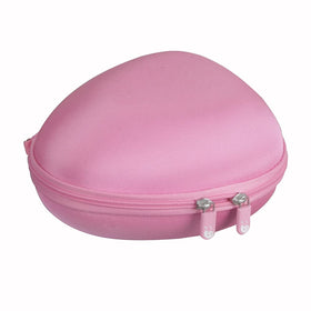 Hermitshell with iClever headphones inside illustrating snug protective fit