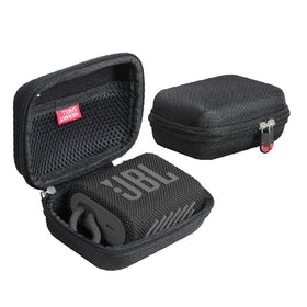 Hermitshell JBL Go 3 case front view shows rugged protection on the go.