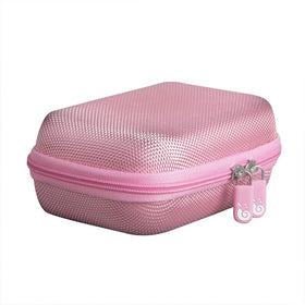 Hermitshell pink JBL Go 4 / GO 5 case EVA material close-up