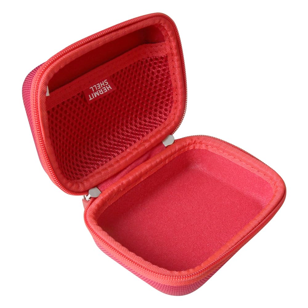 Hermitshell JBL Go 4/Go 5 red case closed to keep dust out when stored
