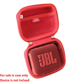 Hermitshell JBL Go 4/Go 5 red case interior cushions against shocks for safer transport