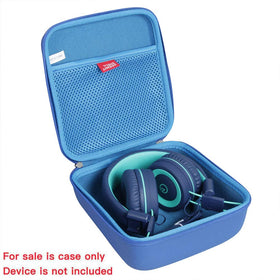 Hermitshell open interior with headphones inside demonstrating secure fit