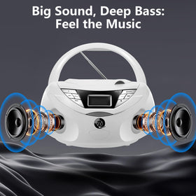 Herneum speaker grill close-up showing stereo drivers for richer bass and clear mids