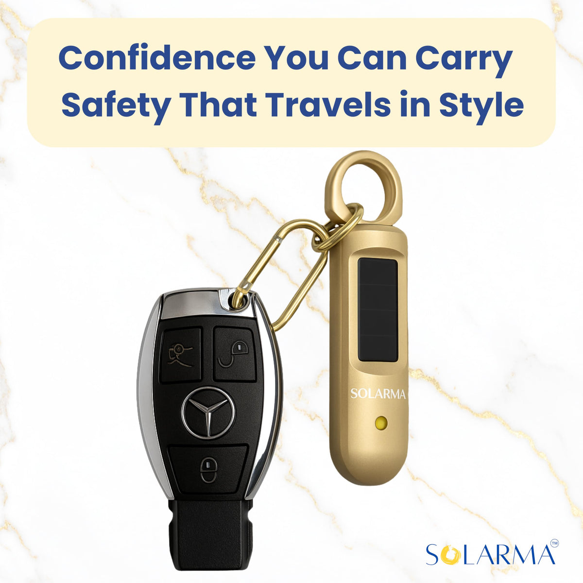 HerTime2 held in hand to show scale and convenient everyday carry