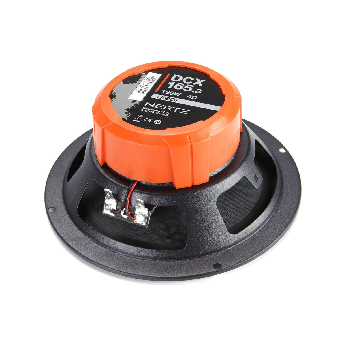 HERTZ Dieci DCX-1653 neodymium tweeter magnet delivers crisp highs.