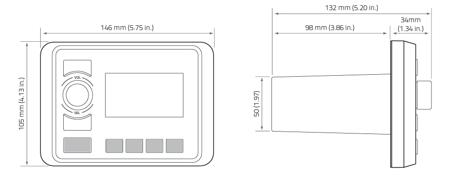 Hertz HMR-20 2-zone receiver enables separate audio zones on board