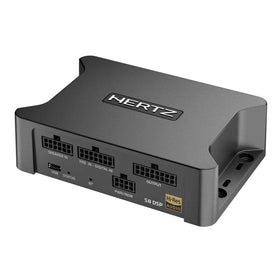 Hertz SPL Show S8 DSP front panel enables precise setup and easy access.