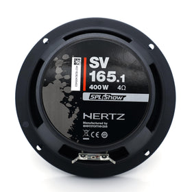 HERTZ SV-1651 4-ohm impedance illustrated in a pair setup