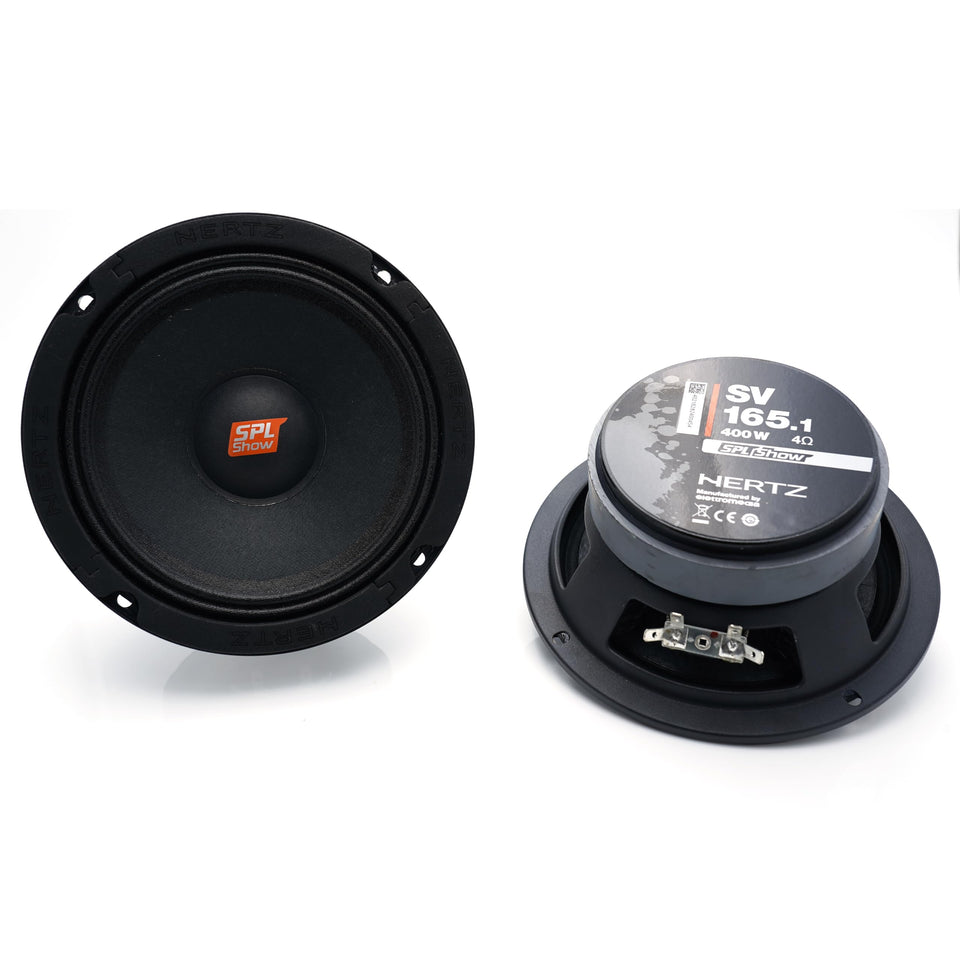 HERTZ SV-1651 6.5-inch midrange driver close-up for clear midrange detail