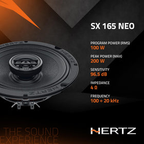 HERTZ SX-165-NEO with neodymium magnet enhancing sensitivity and dynamics.