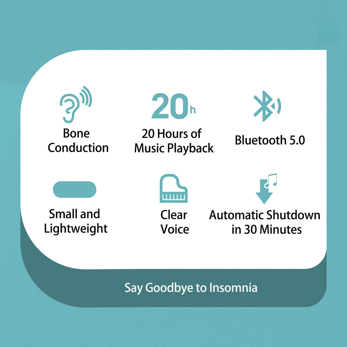 Hesond Pillow Speaker 20-hour playback supports uninterrupted nights.