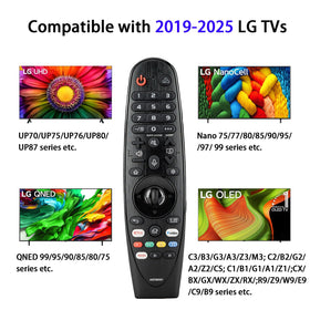 HESUNSE LG remote compatible with 2019–2025 LG smart TVs