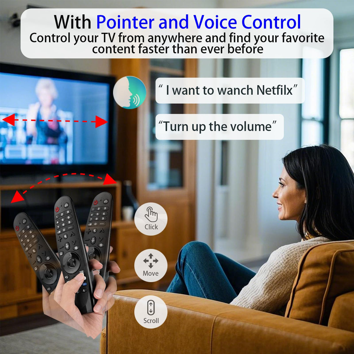 HESUNSE LG remote pairing is quick and easy