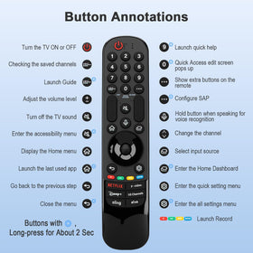 HESUNSE LG remote includes warranty and after-sales support.