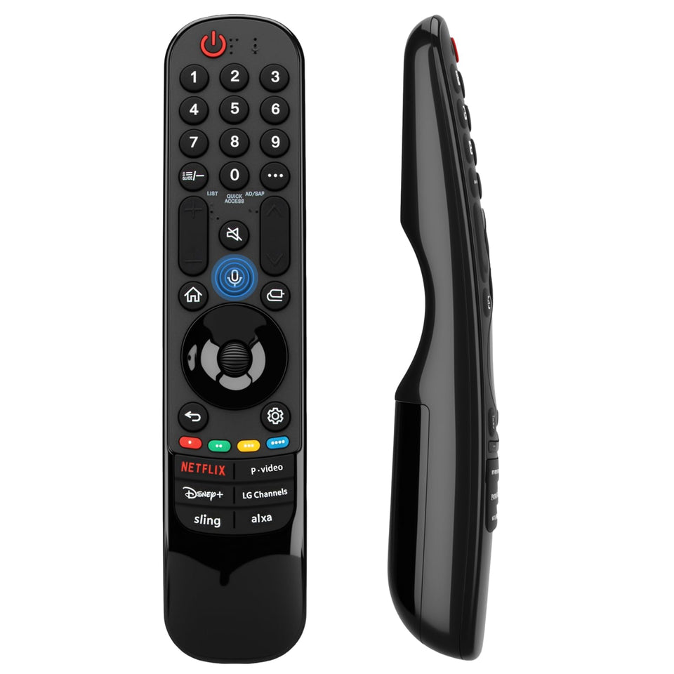 HESUNSE LG Magic Remote with voice control enabling hands-free TV search.