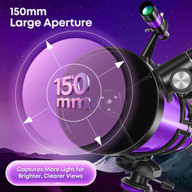 HETEKAN telescope EQ mount enables smooth tracking for steady celestial observations
