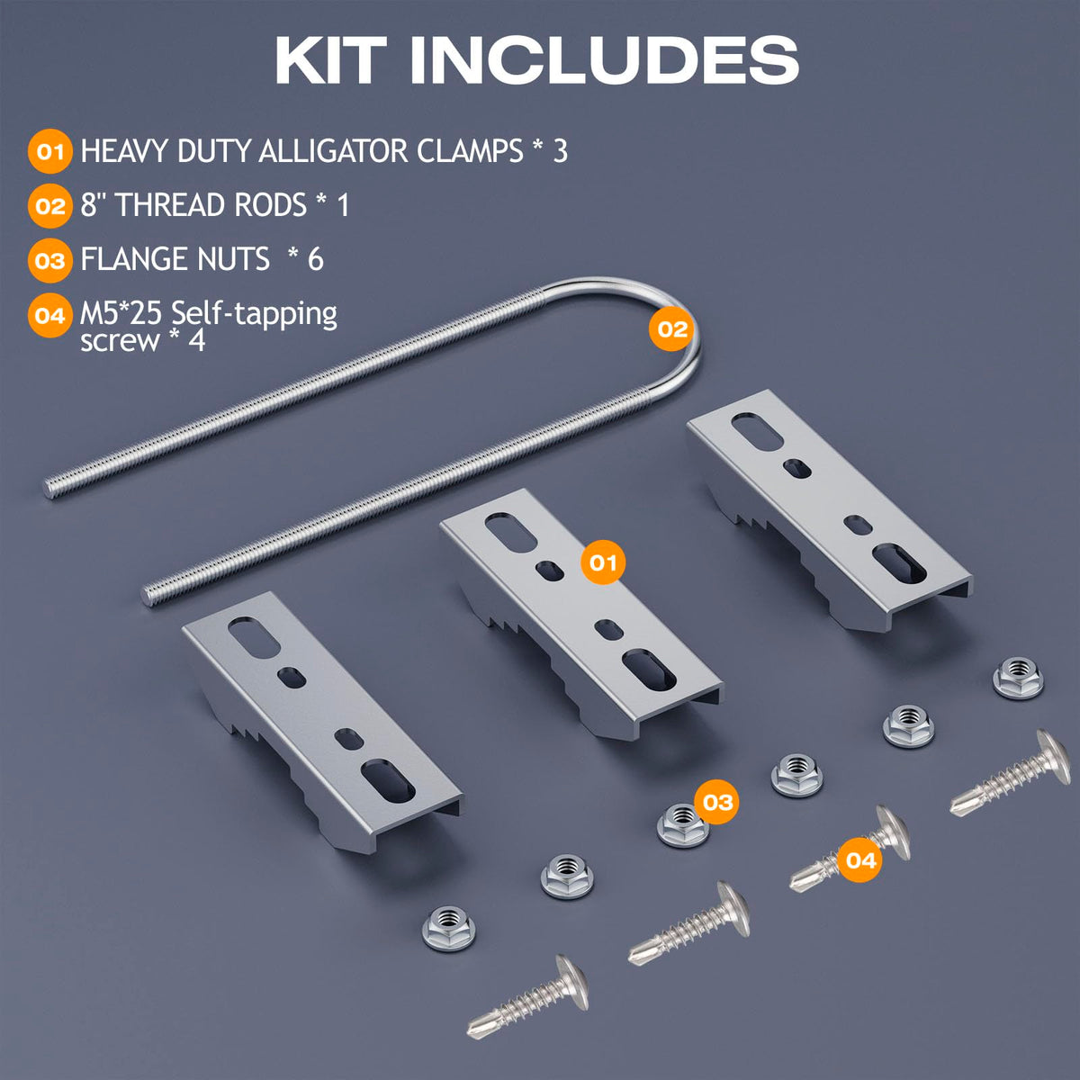 HEVIDUBANA pole-to-pole stand-off allows proper spacing between masts for neat wiring.