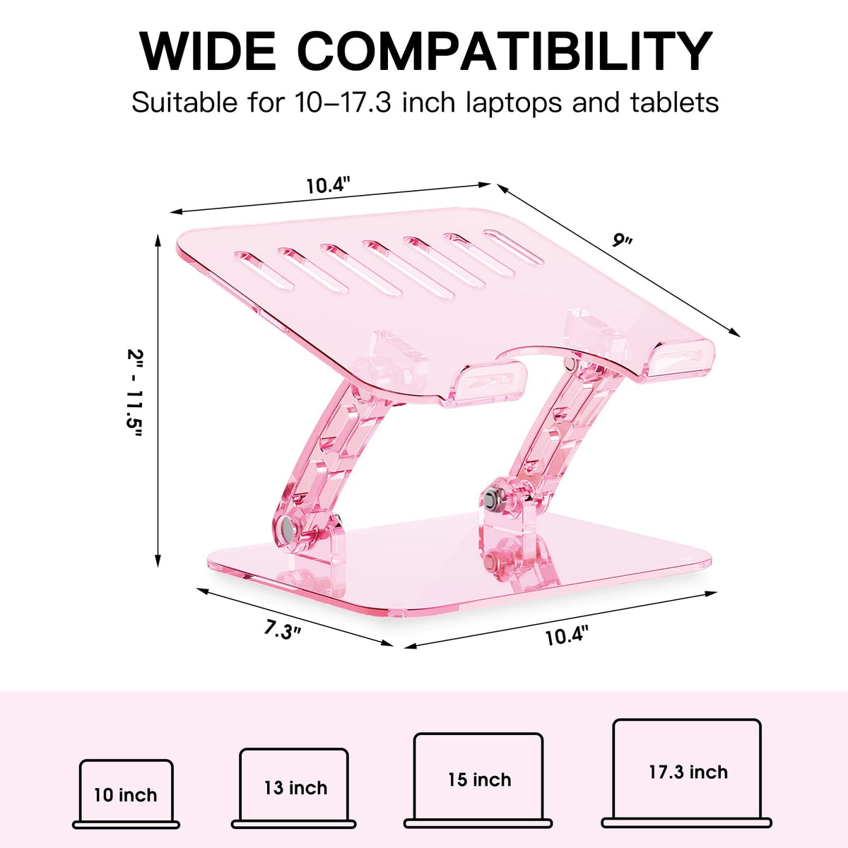 HEWYIOS wide-compatibility with 10-17.3 inch laptops for various models