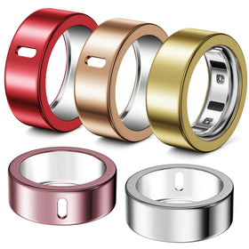 Hexasider ring cover for Oura Gen 4, clear finish, discreet protection during wear.
