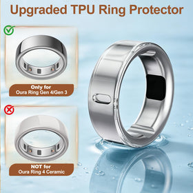 Hexasider compatibility with Oura Gen3/Gen4 ensures snug, secure fit.
