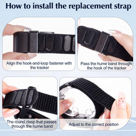 Hexasider Hume band strap moisture-wicking and fast-drying performance.