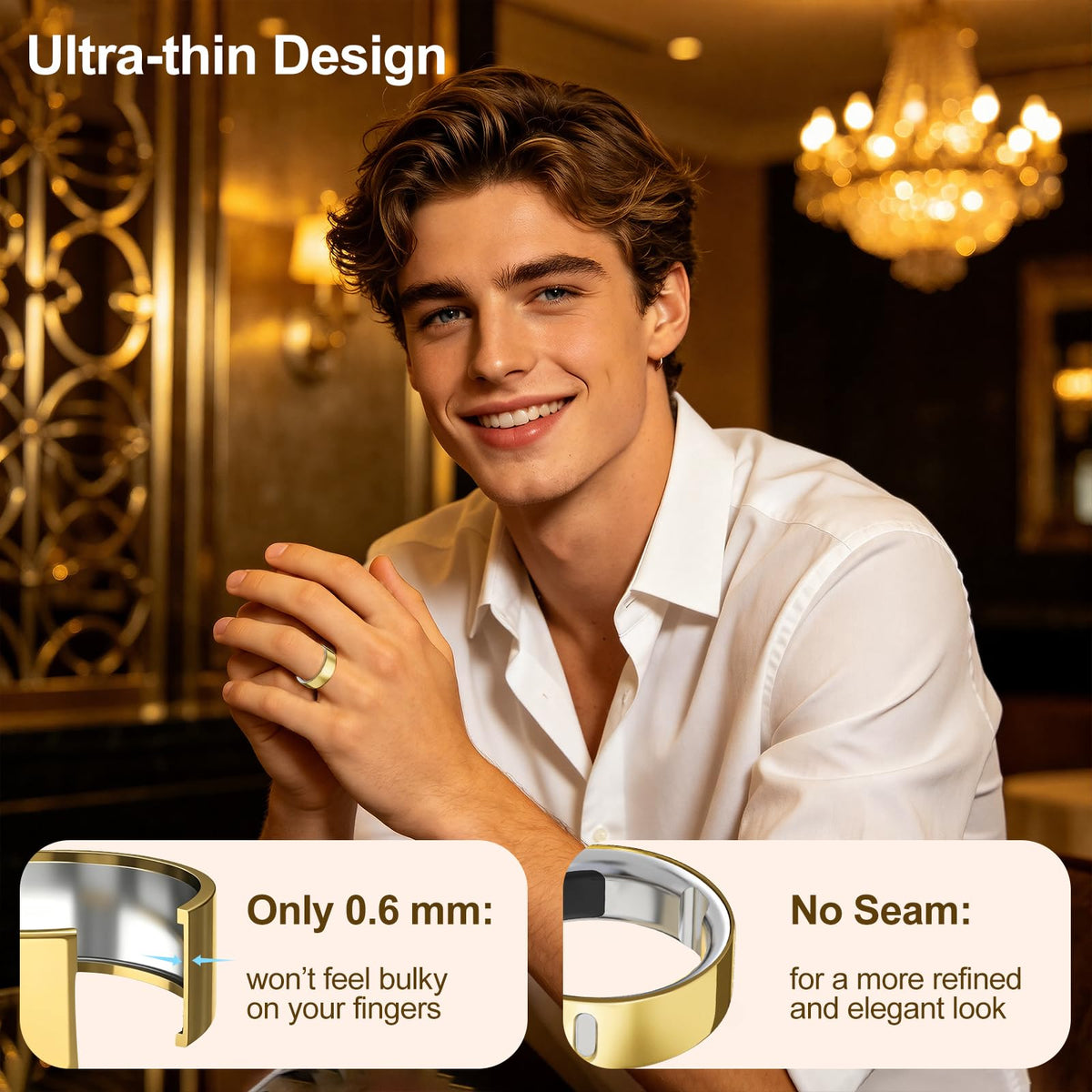 Hexasider Oura Ring Gen4 Gen3 cover charging marker alignment feature