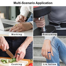 Hexasider ring cover enables direct charging without removing the case.