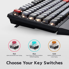 Hexgears X5 double-shot PBT keycaps resist shine and wear