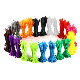 HexinYigjly colored zip ties in vibrant mix for quick cable organization at home