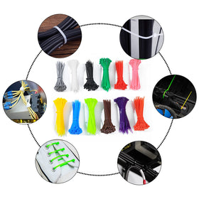 HexinYigjly bulk zip ties 2400-pack for large-scale projects