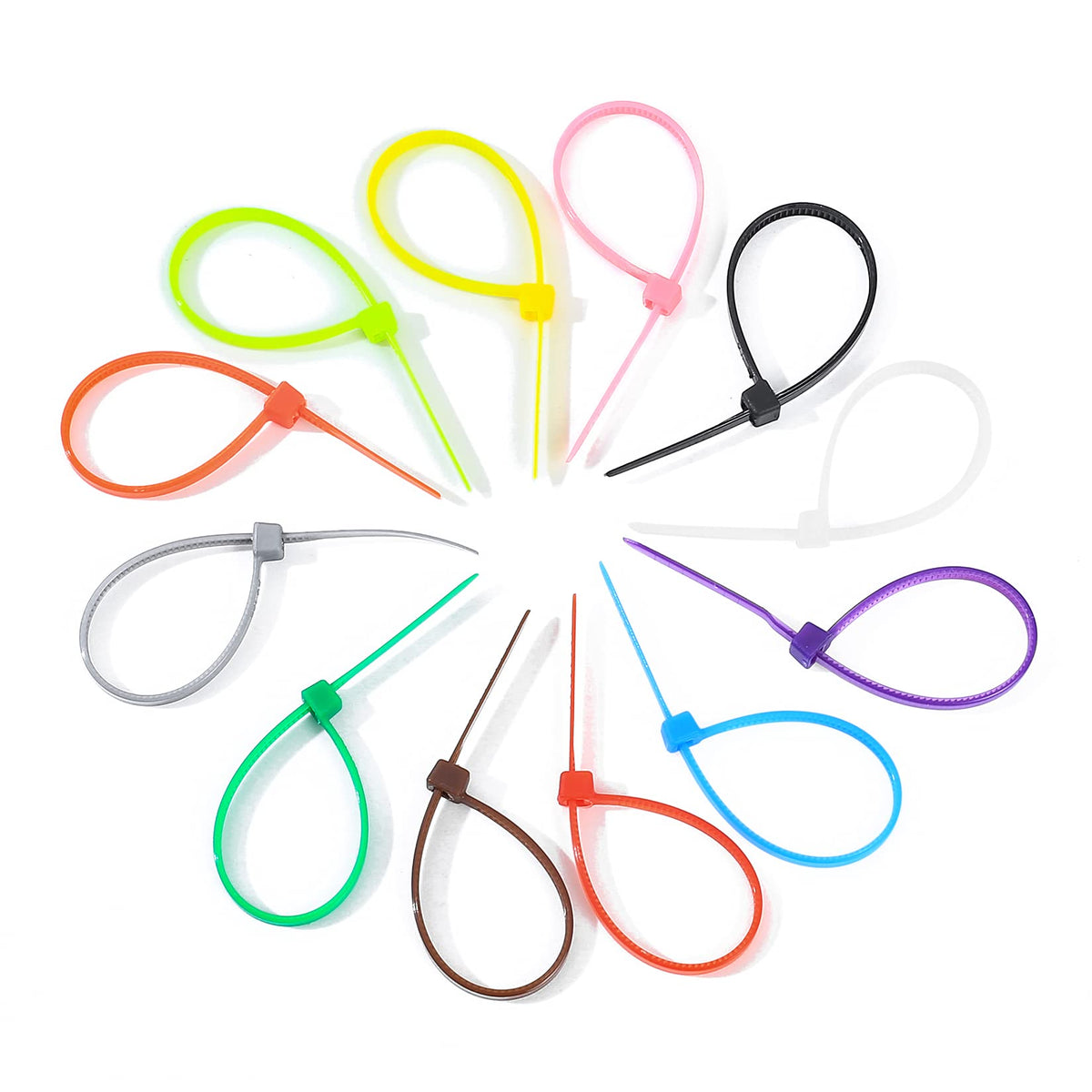 HexinYigjly self-locking zip ties securely fix cables and cords