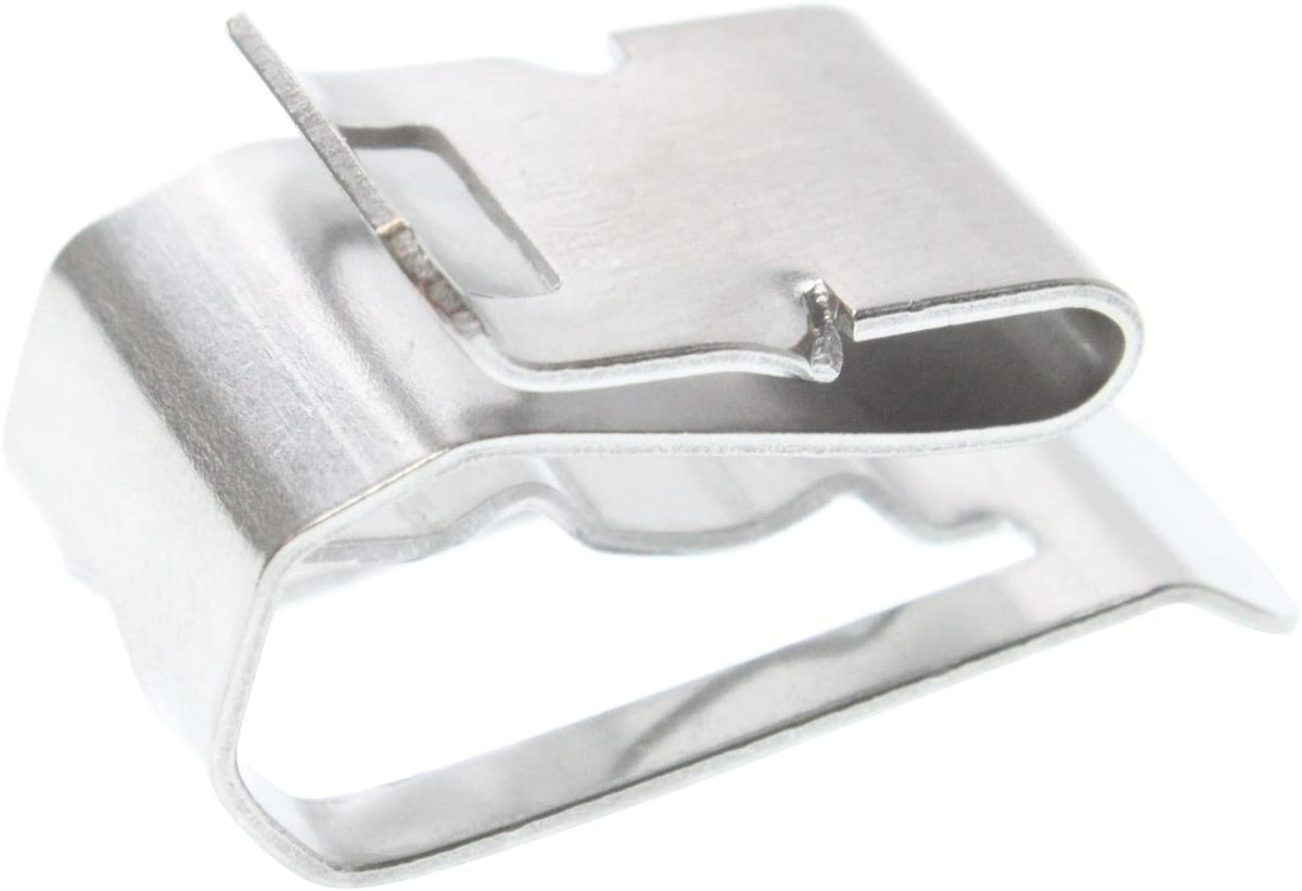 Heyco S6445 Sunrunner Cable Clip closeup shows double-compression design handling multiple wire gauges