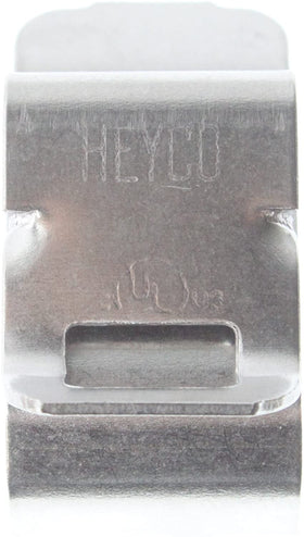 Heyco S6445 Sunrunner Cable Clip mounted on panel frame keeps cables neat and protected