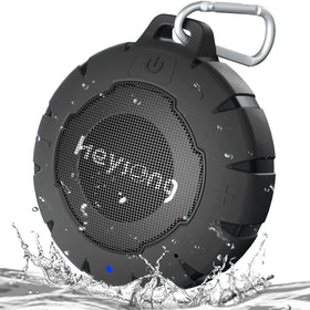 HEYSONG front view showing controls and waterproof design for reliable music