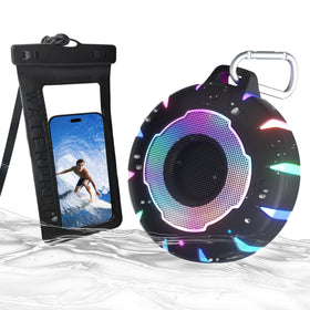 HEYSONG front view showcasing compact waterproof design and secure clip