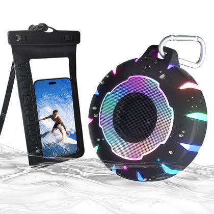 HEYSONG front view showcasing compact waterproof design and secure clip