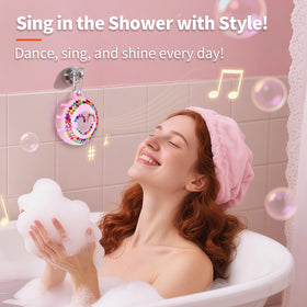 HEYSONG LED lights activated on speaker, creates vibrant party atmosphere