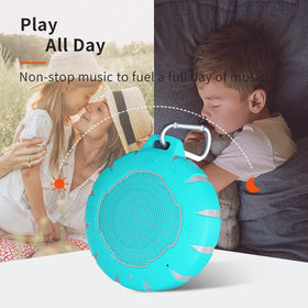 HEYSONG held in hand to show palm-sized scale for easy travel