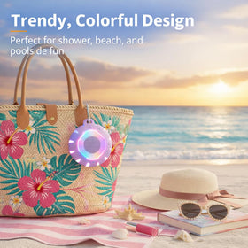 HEYSONG placed poolside on towel demonstrating splash-resistant fun