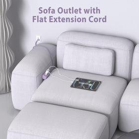 HEZI 1050J surge protection keeps devices safe on purple setup.