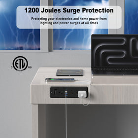 HEZI AC outlets and power switch detail providing safety and control